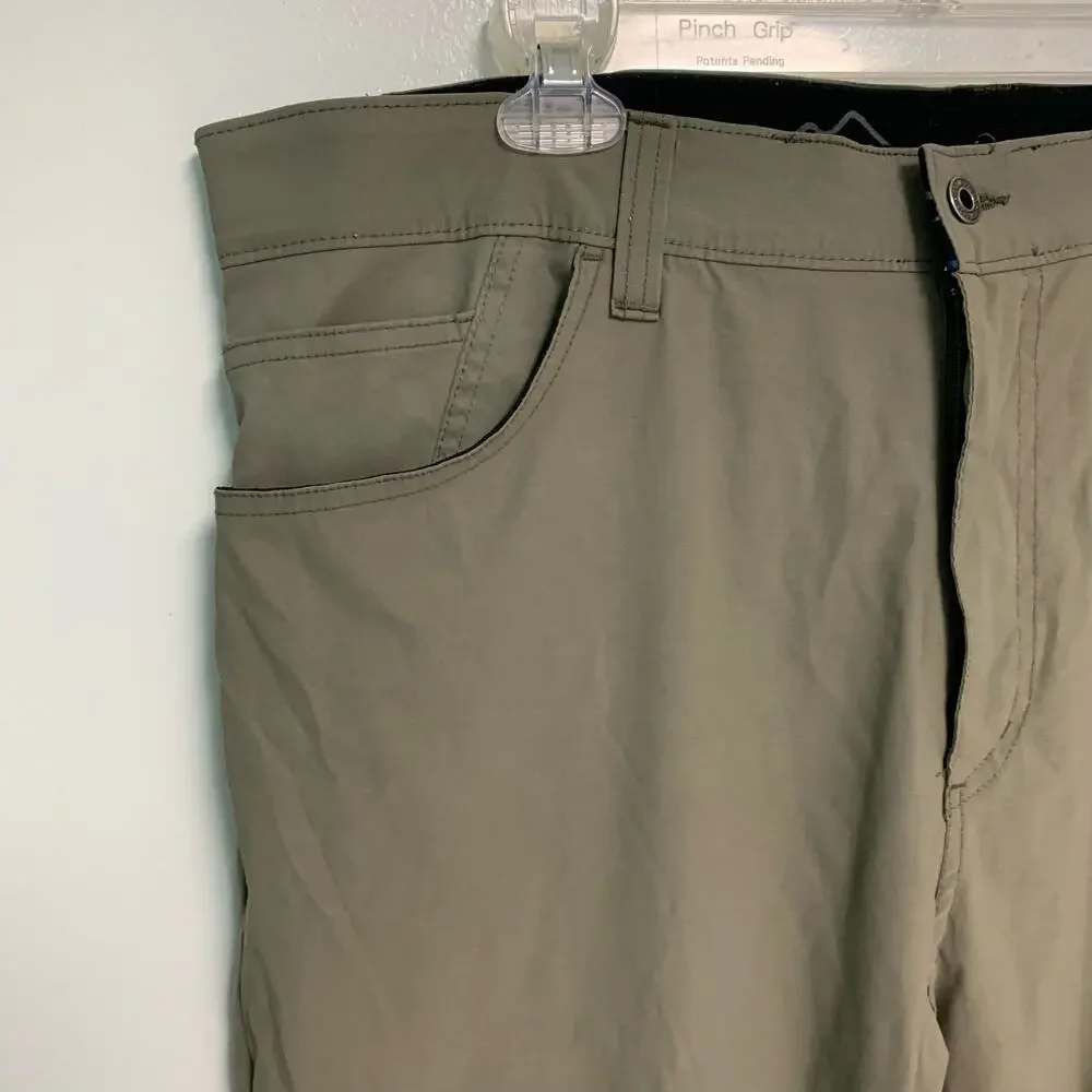 Eddie Bauer Men's Khaki Tech Nylon Blend Pants Size 40 x 30